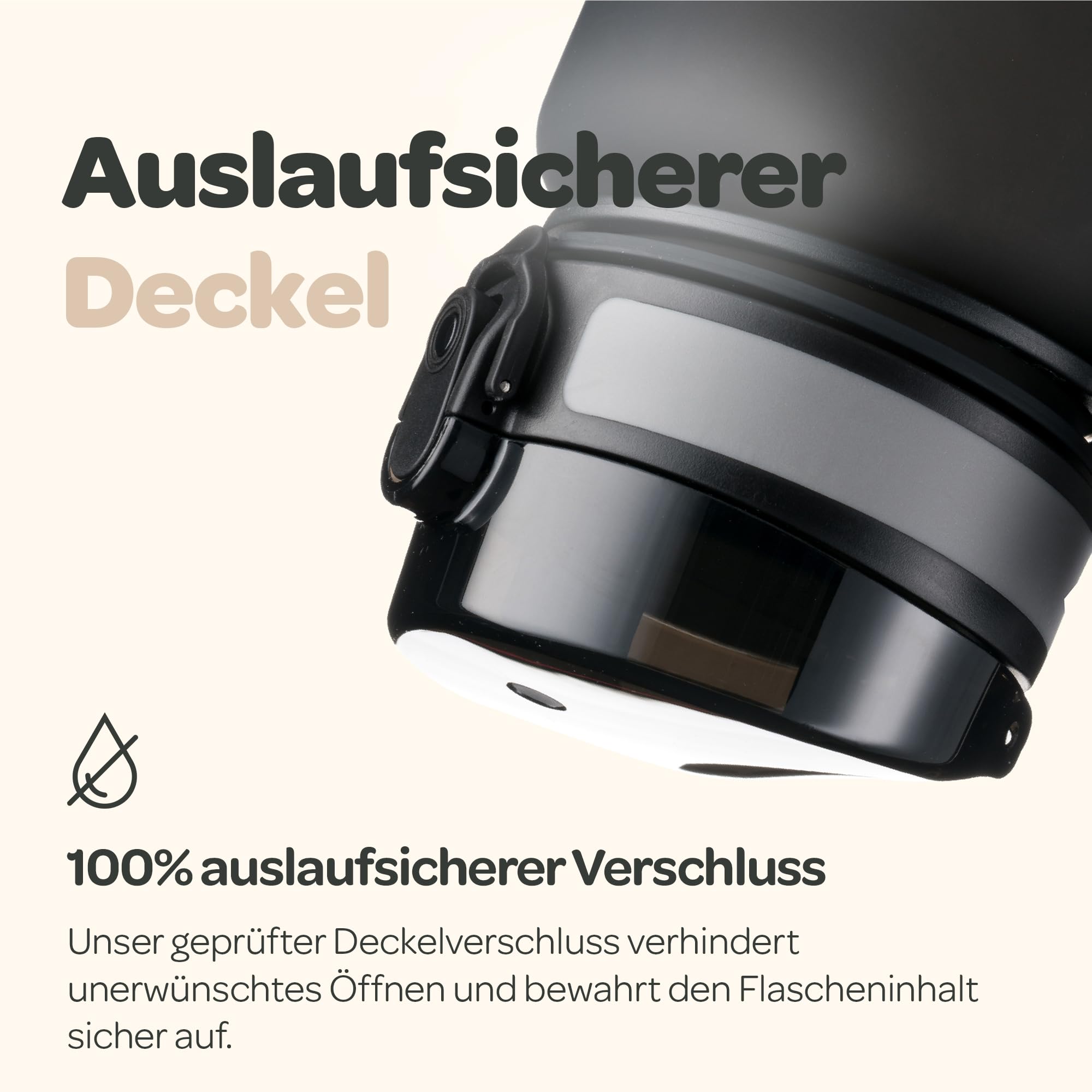 Hydracy Trinkflasche mit Fruchteinsatz - 1L Wasserflasche - BPA-freie Trinkflasche mit Zeitmarkierung Auslaufsichere